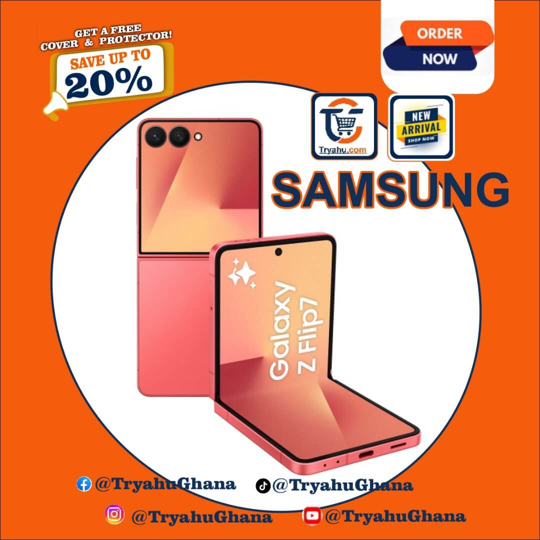 Samsung Galaxy Z Flip 7 (5G) Buy Online in Ghana – Compact-Stylish-Powerful